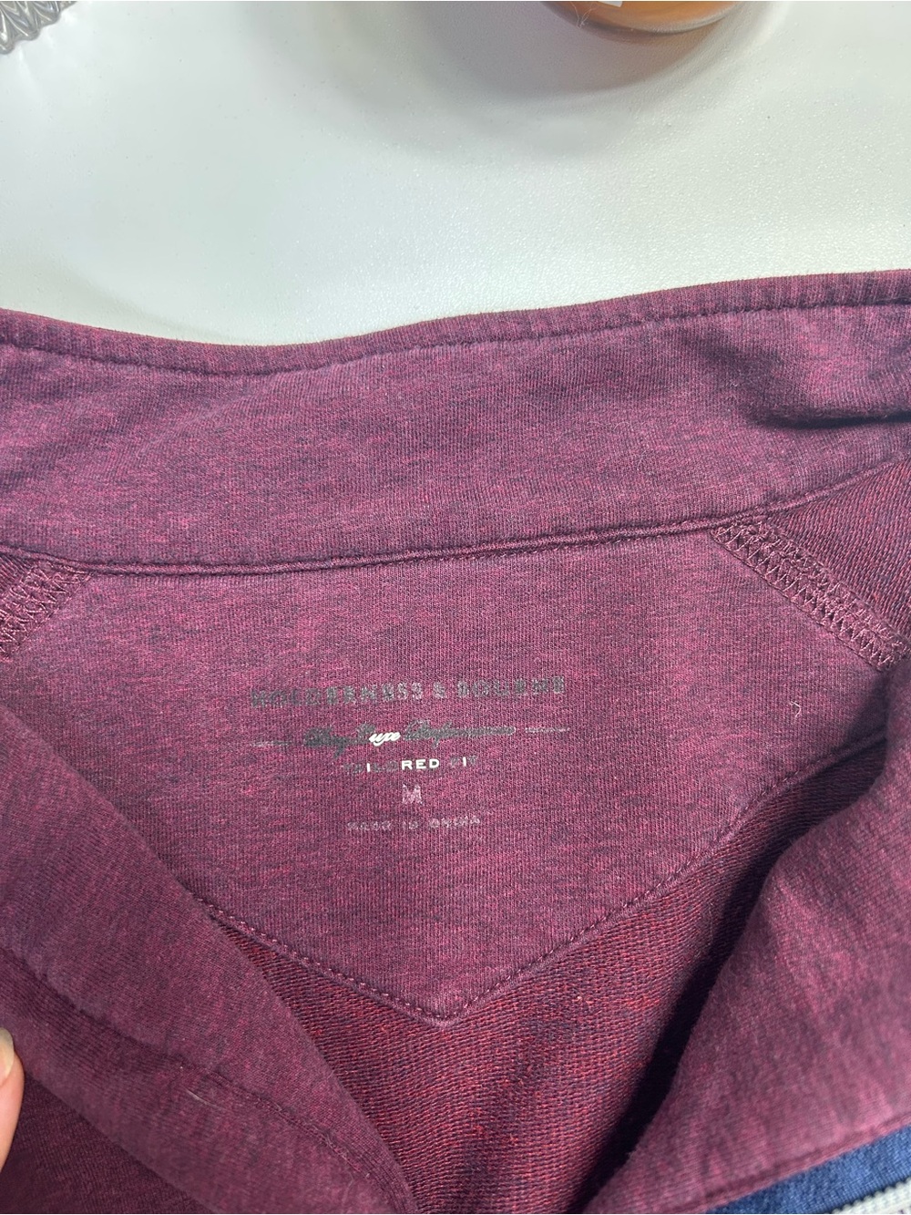 Holderness & Bourne Mens Quarter Zip Pullover - Picture 12 of 12